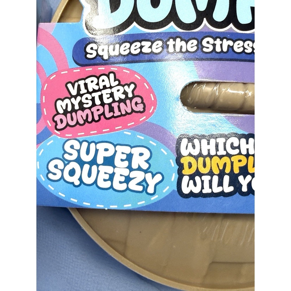 The Viral Mystery Colorful Squeezy Dumpling Squishy Sensory Squeeze Toy Set Of 4 - Picture 4 of 8